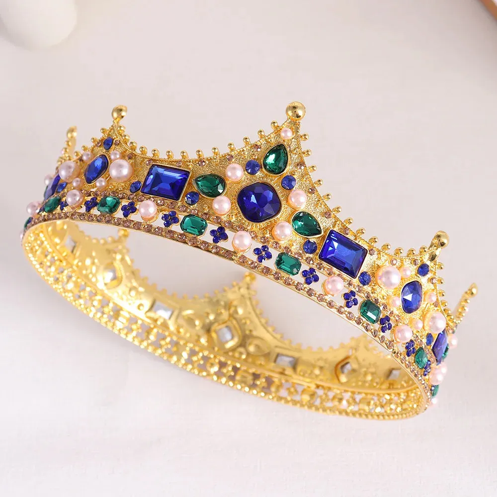 Full Round Royal Crown Party Hair Accessories