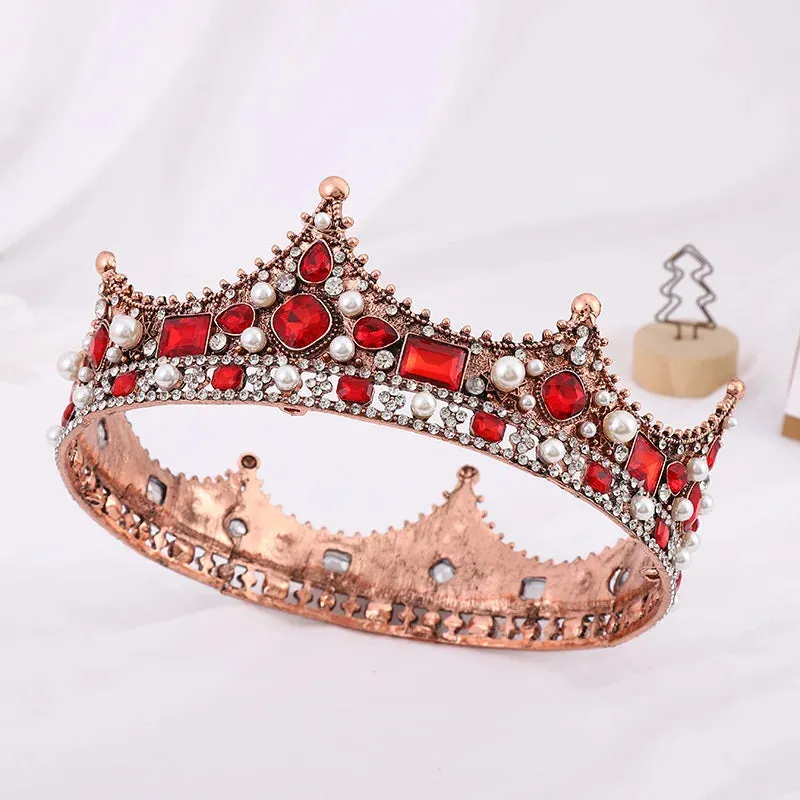 Full Round Royal Crown Party Hair Accessories