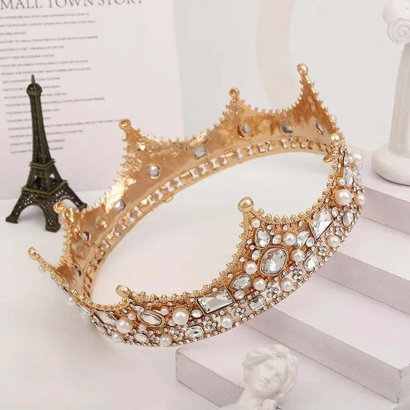 Full Round Royal Crown Party Hair Accessories