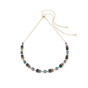 GeoCUBE® Iconic Nature Chain necklace black multicolour