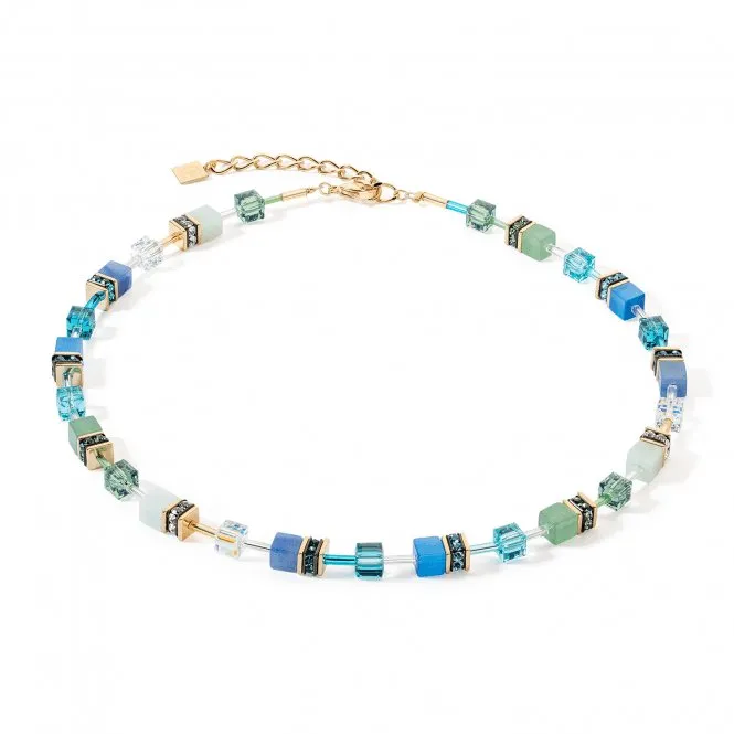 GeoCUBE® Iconic Precious Green-Turquoise Necklace 4905/10-0506