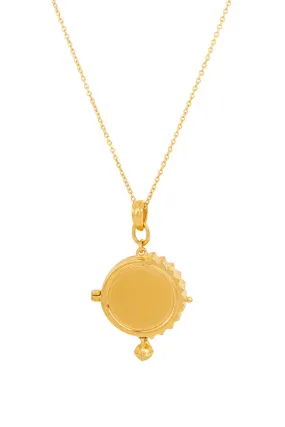 Ginza Sepia Locket Necklace