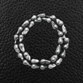 Gray Baroque Pearl Necklace