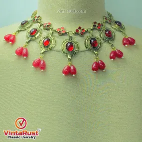 Handmade Choker Necklace With Earrings