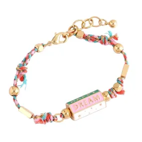 Happy Dream Locket Bracelet Pink