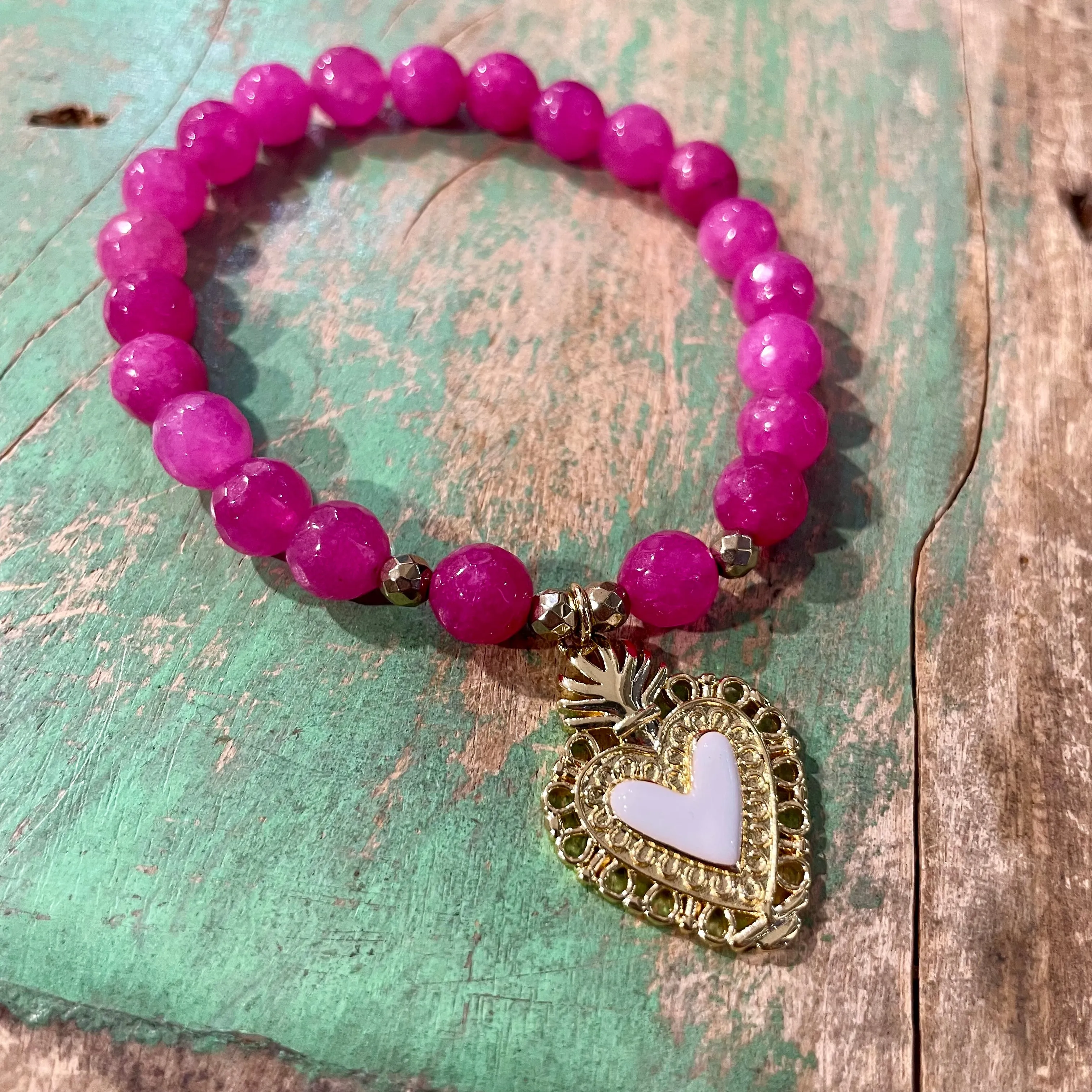 Hot Pink Love Bracelet