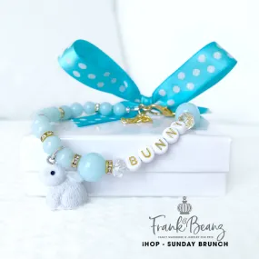 iHOP the Bunny Pearl Dog Necklace Collar Cat Collar