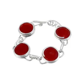 Infinity Bracelet - Coral