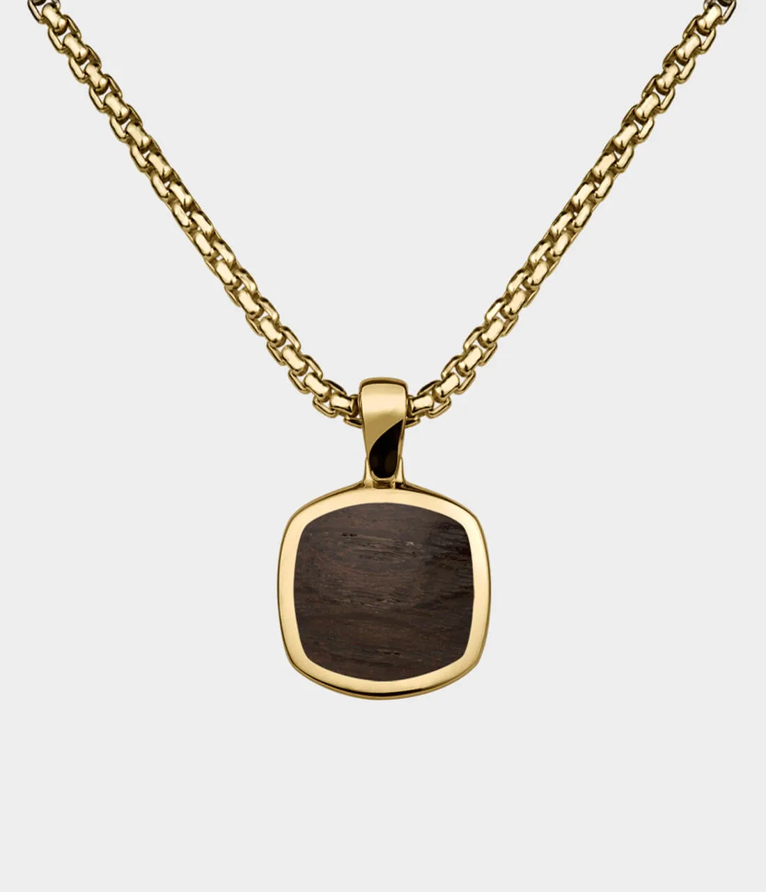 Inlaid Signet Necklace