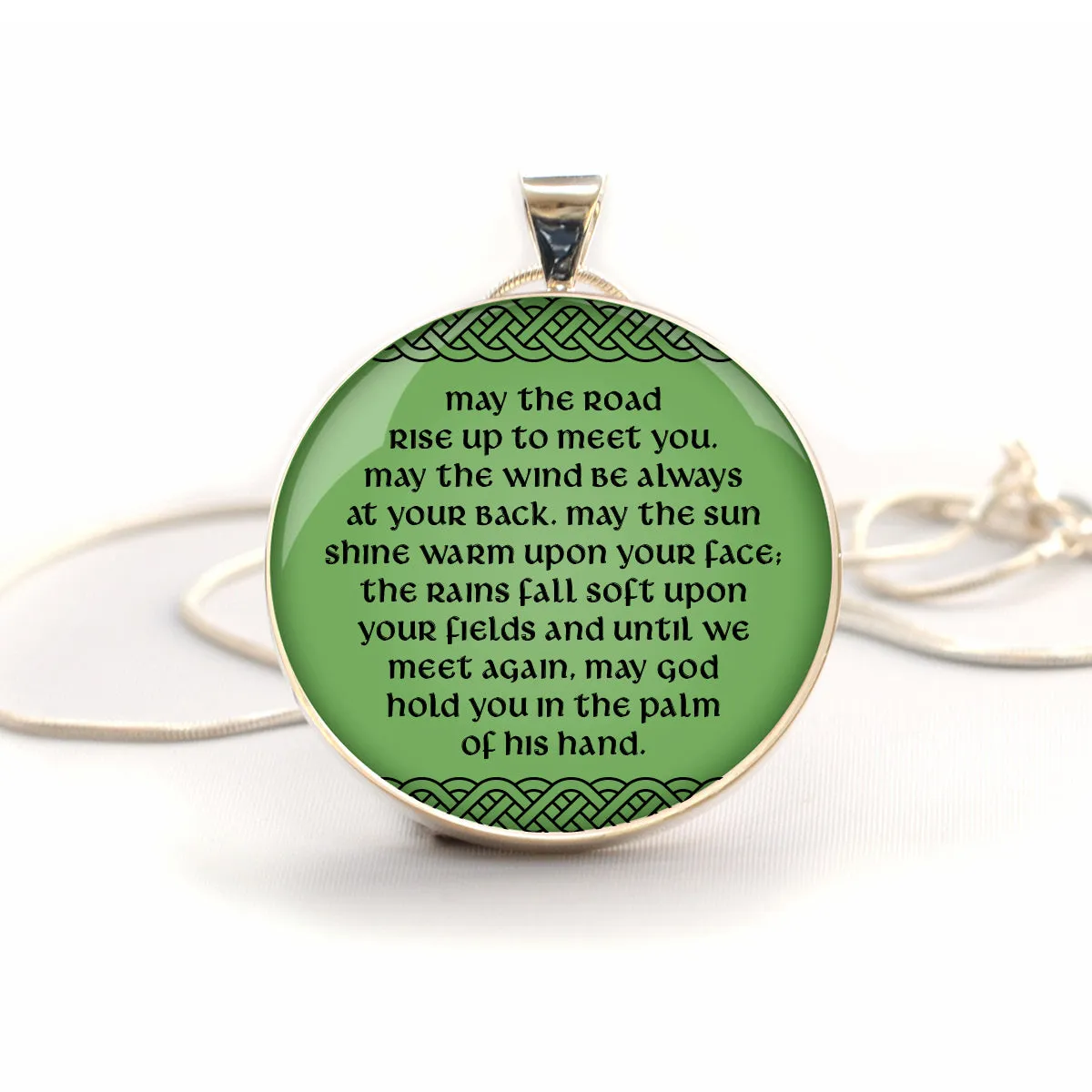 Irish Blessing Silver-Plated Necklace & Bracelet