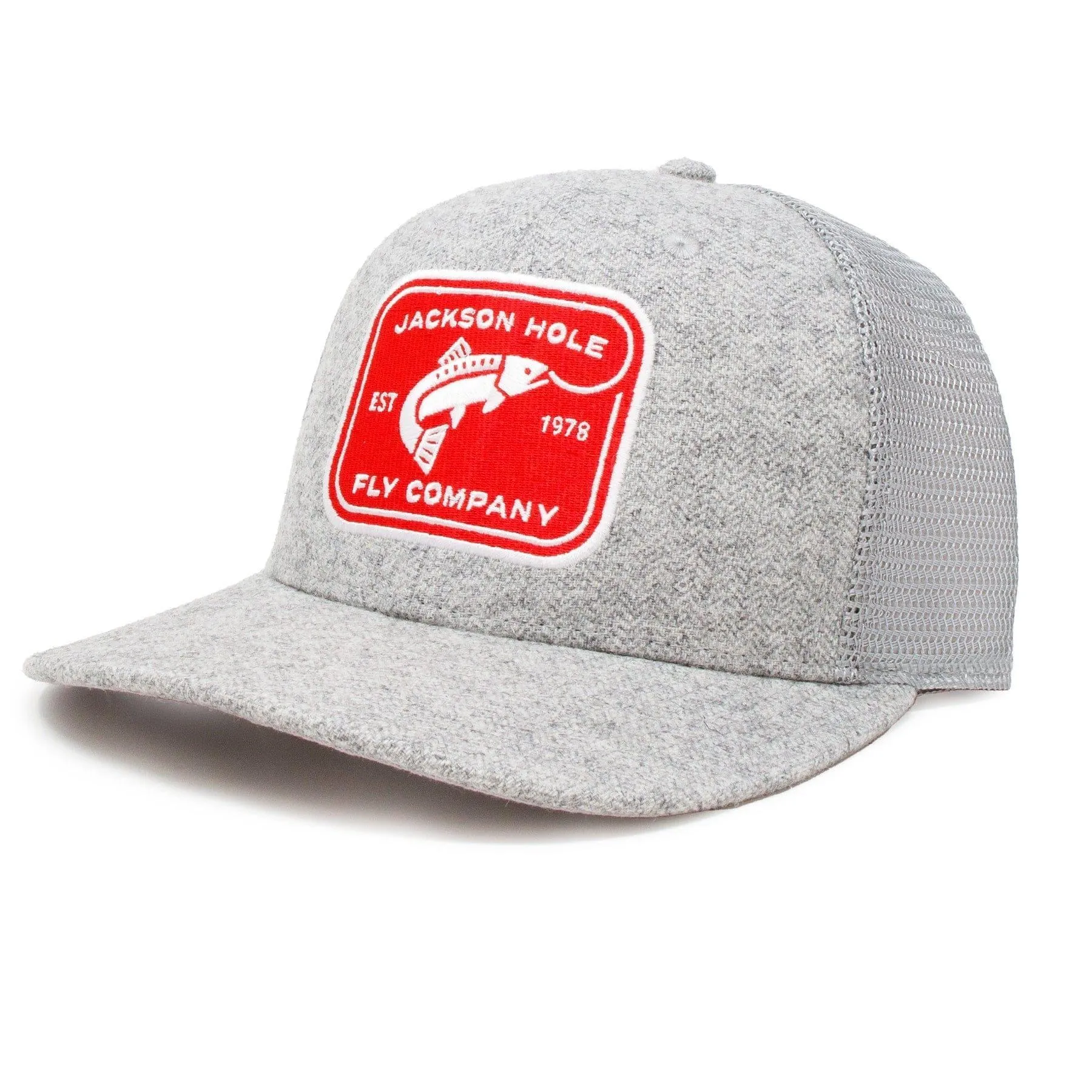 Jackson Hole Fly Company High Crown Ball Cap - Rectangle Logo