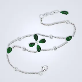 Jade Rose Diamond Bracelet