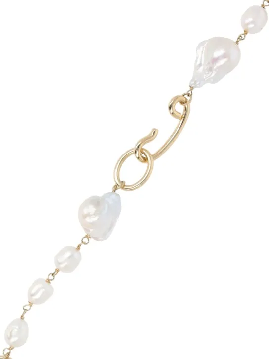 Jil Sander   Grainy 2 pearl necklace 