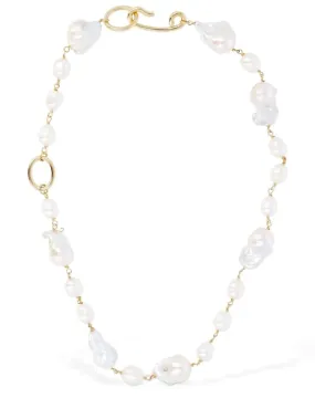 Jil Sander   Grainy 2 pearl necklace 