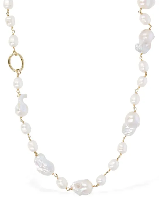 Jil Sander   Grainy 2 pearl necklace 