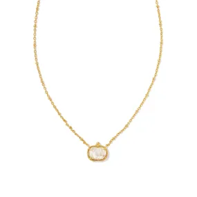 Kendra Scott Gold Ivory Pumpkin Necklace