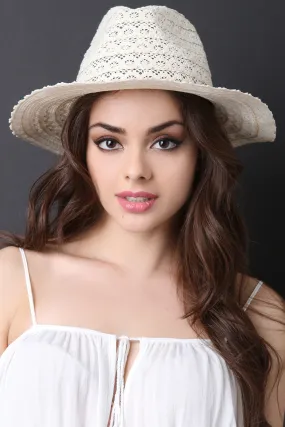 Lace Fedora Hat