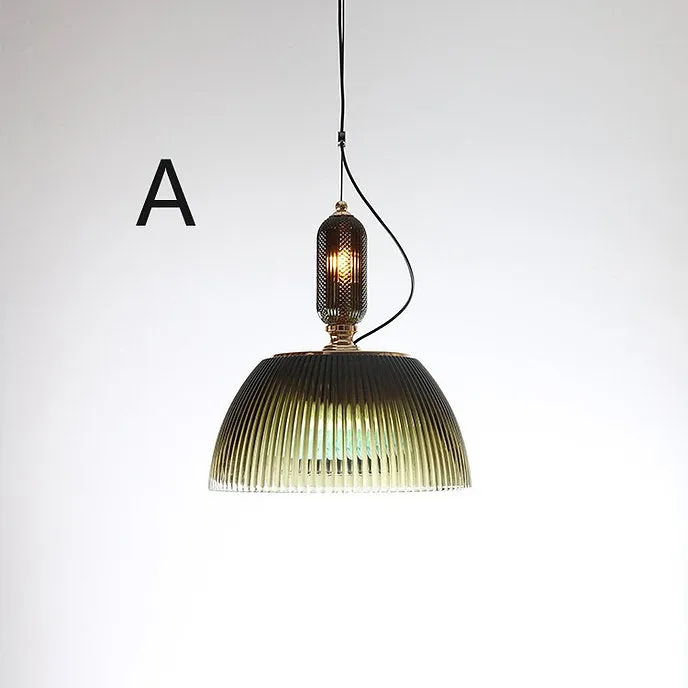 LED Simple Italian Style Glass Modern Pendant Light