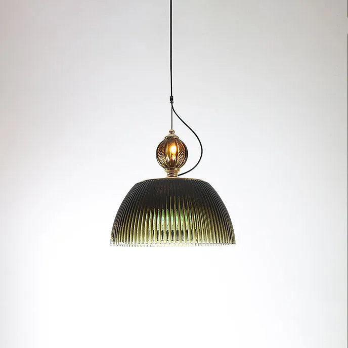 LED Simple Italian Style Glass Modern Pendant Light