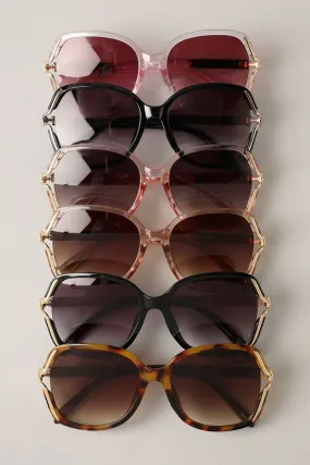 Leopard Frame Square Sunglasses- ASSORTED!