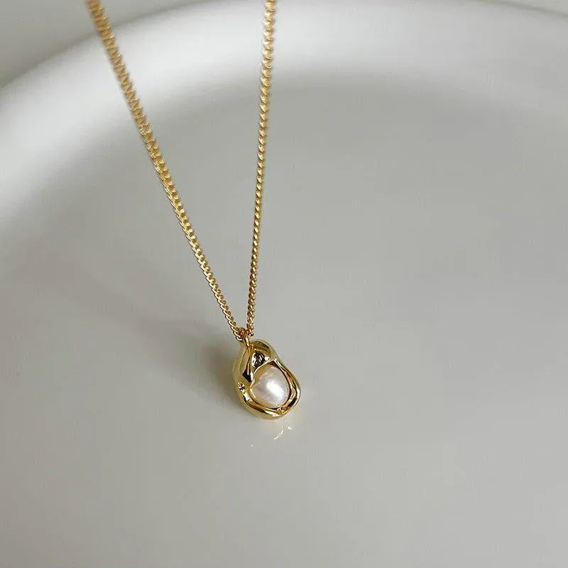 MAC136 High-end Pendant Pearl Necklace