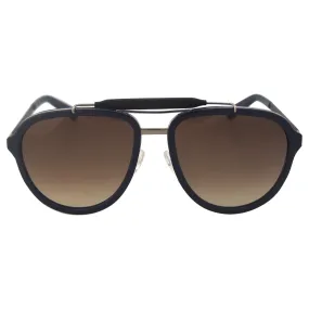 Marc Jacobs MJ592/S Sunglass-054J Blue Ruthenium Black (CC Brown Grad Lens)-57mm