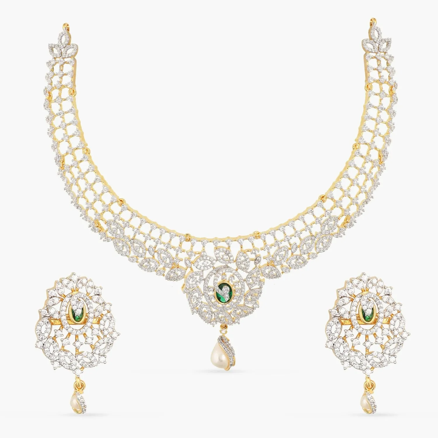 Matilda Nakshatra CZ Necklace Set