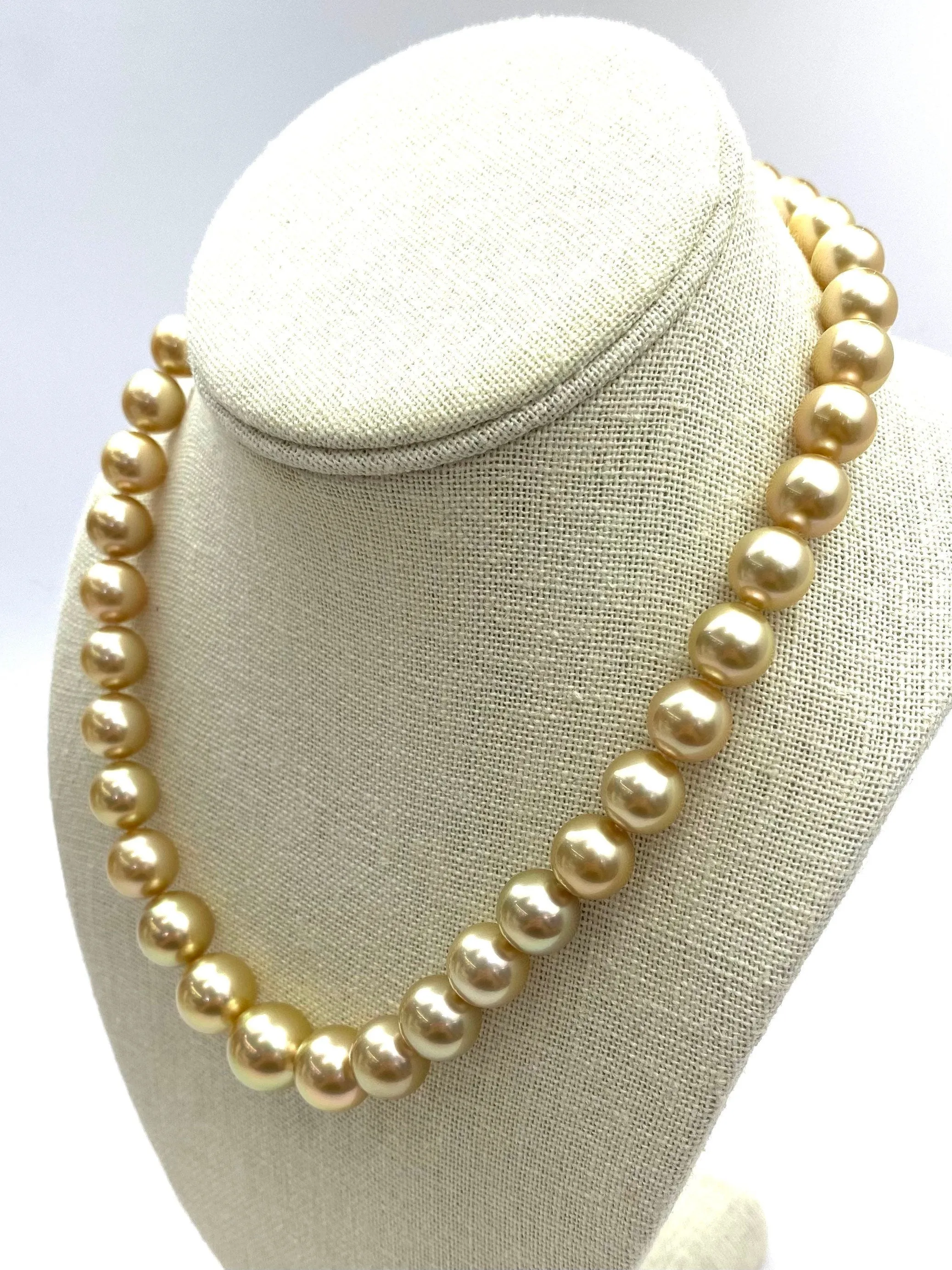 Mikimoto Golden South Sea Pearl Necklace