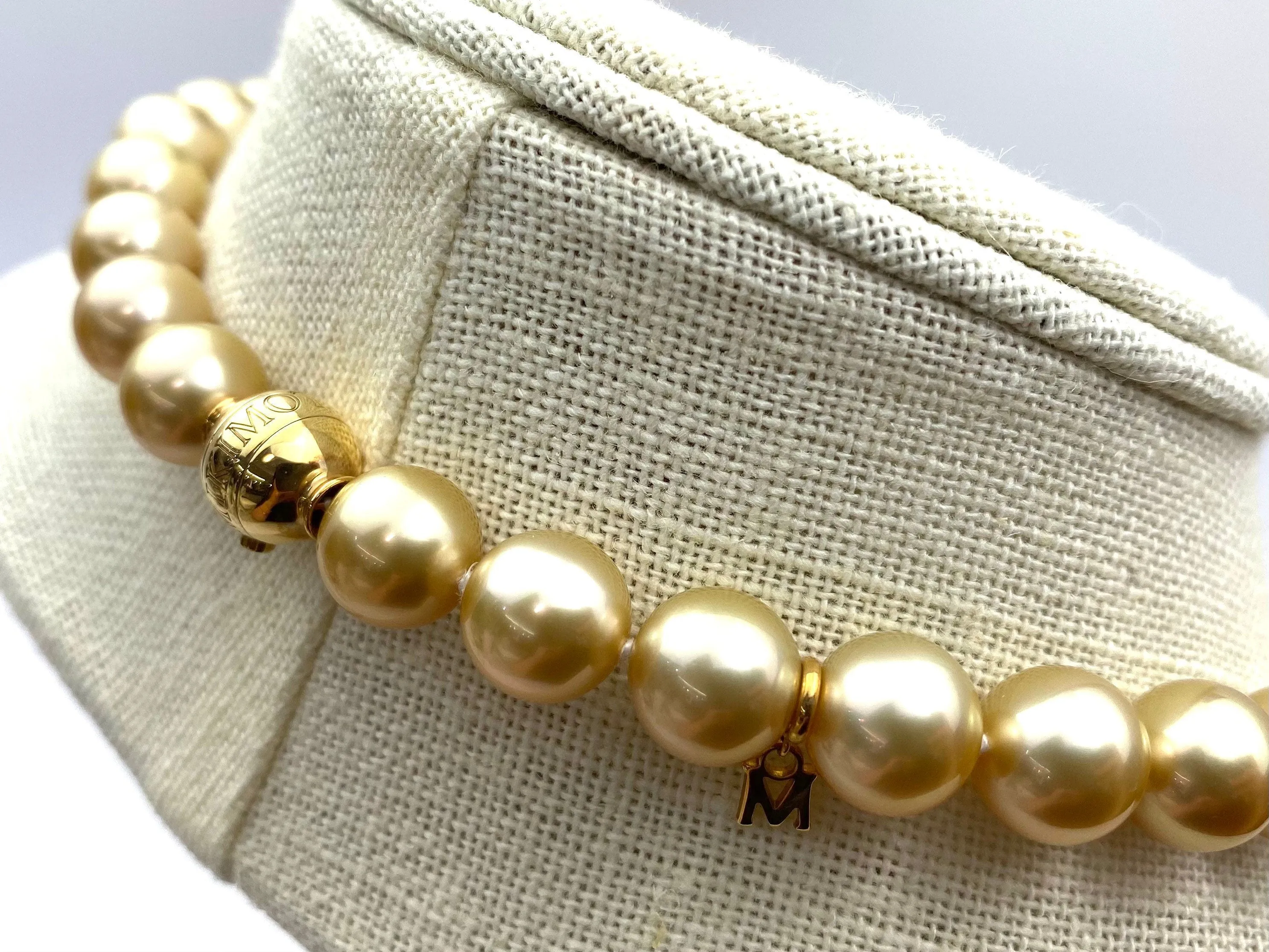 Mikimoto Golden South Sea Pearl Necklace