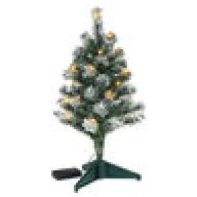 Mini PreLit Keepsake Flocked Tree