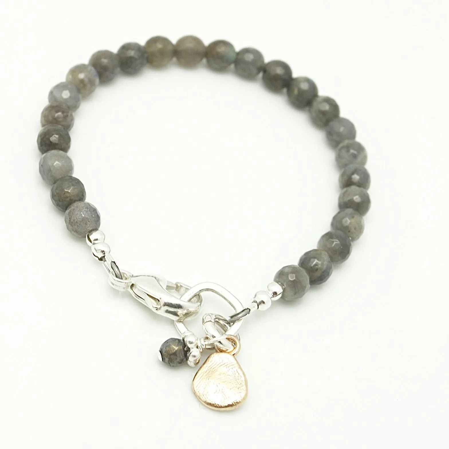 Molten Collection:  Labradorite Necklace & Wrap Bracelet