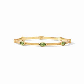 Monaco Bangle - Iridescent Jade Green