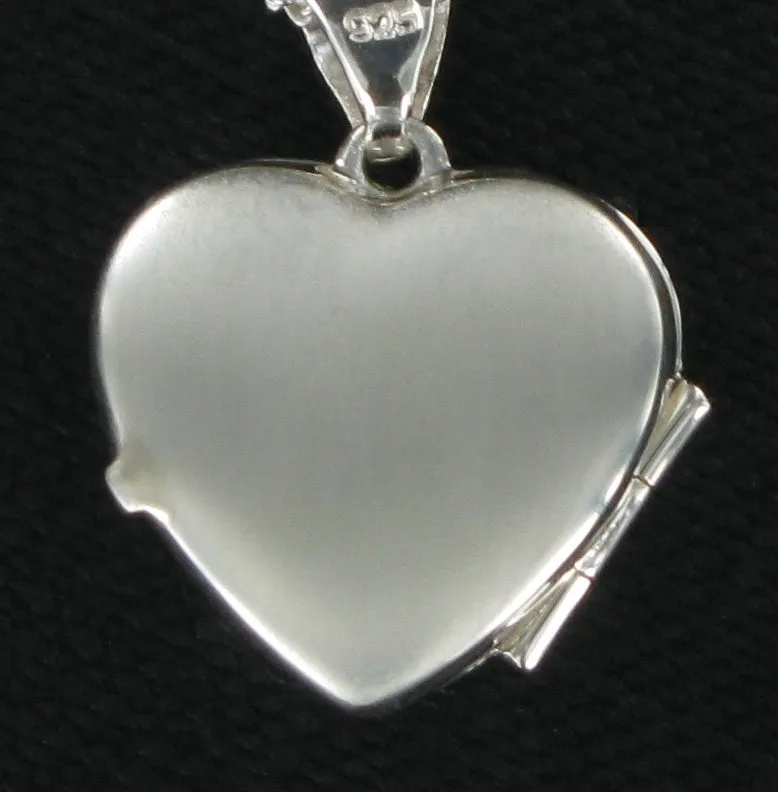 Multi Heart Locket & 16" Curb Chain