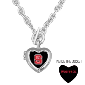 NC State Wolfpack Bella Block S Locket