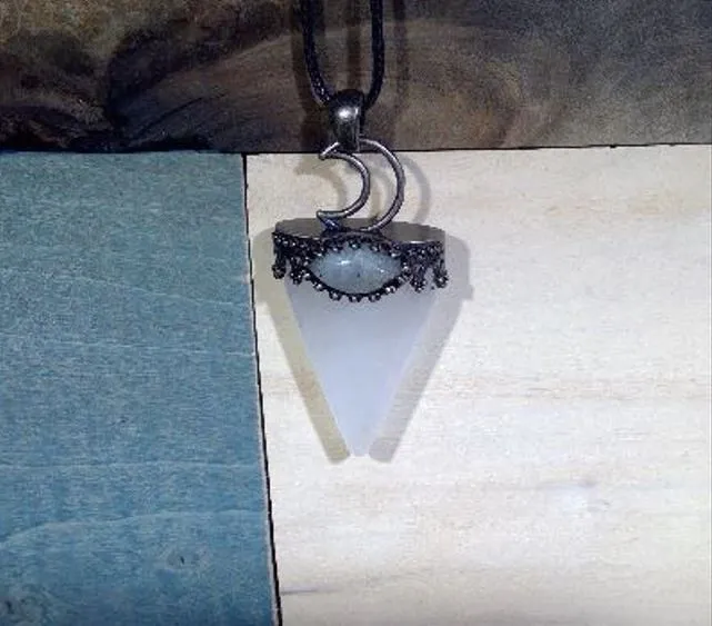 Necklace - Arrowhead Quartz Labradorite