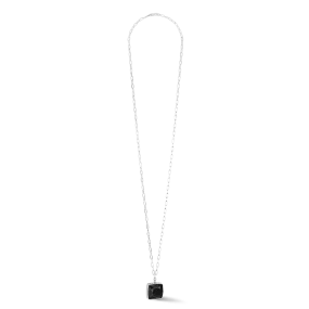 Necklace OE Amulet Square Onyx silver-black