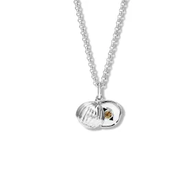 Noisette Necklace Pendant Silver - Smoky Quartz