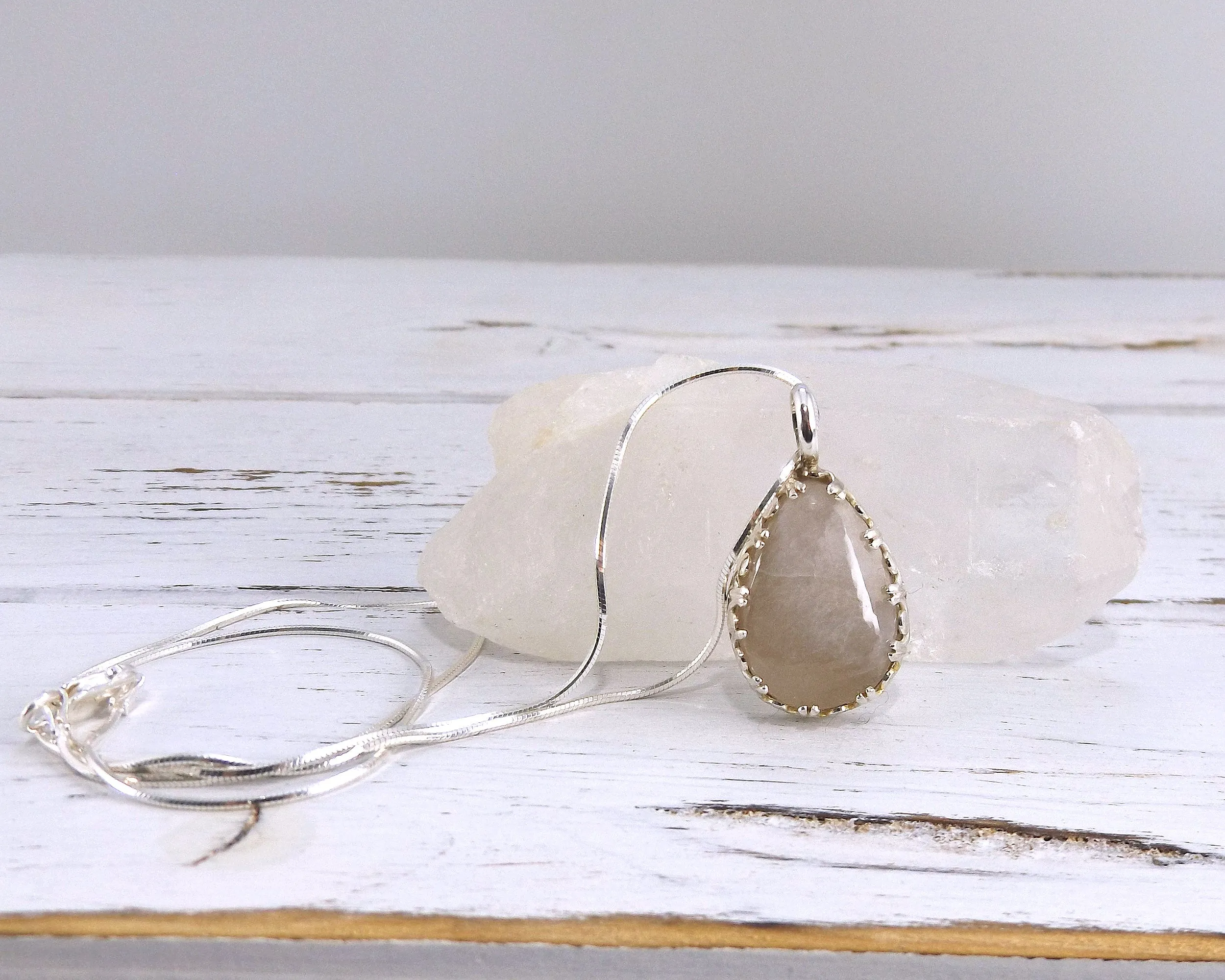 North Carolina Smoky Quartz Pendant Necklace