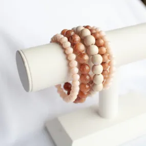 Nude Blush Bracelet Stack