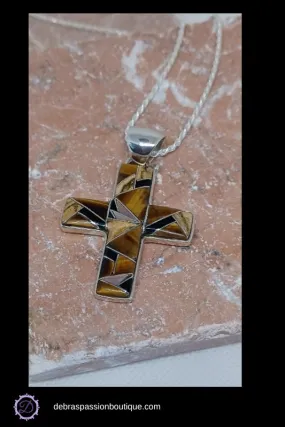 One Day At A Time Cross Pendant Necklace