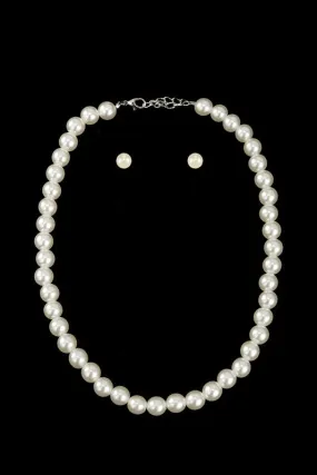 Pearl Beaded Necklace Set