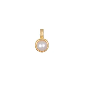 Pearl Bezel Charm