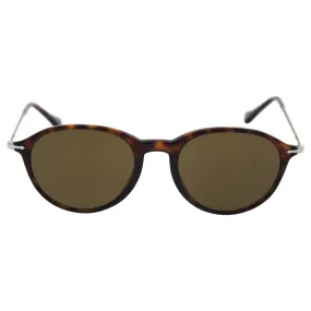 Persol Men's PO3125S Sunglasses Havana / Brown Polar 49mm