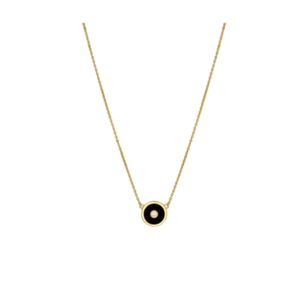 Petite Balia Necklace with Enamel