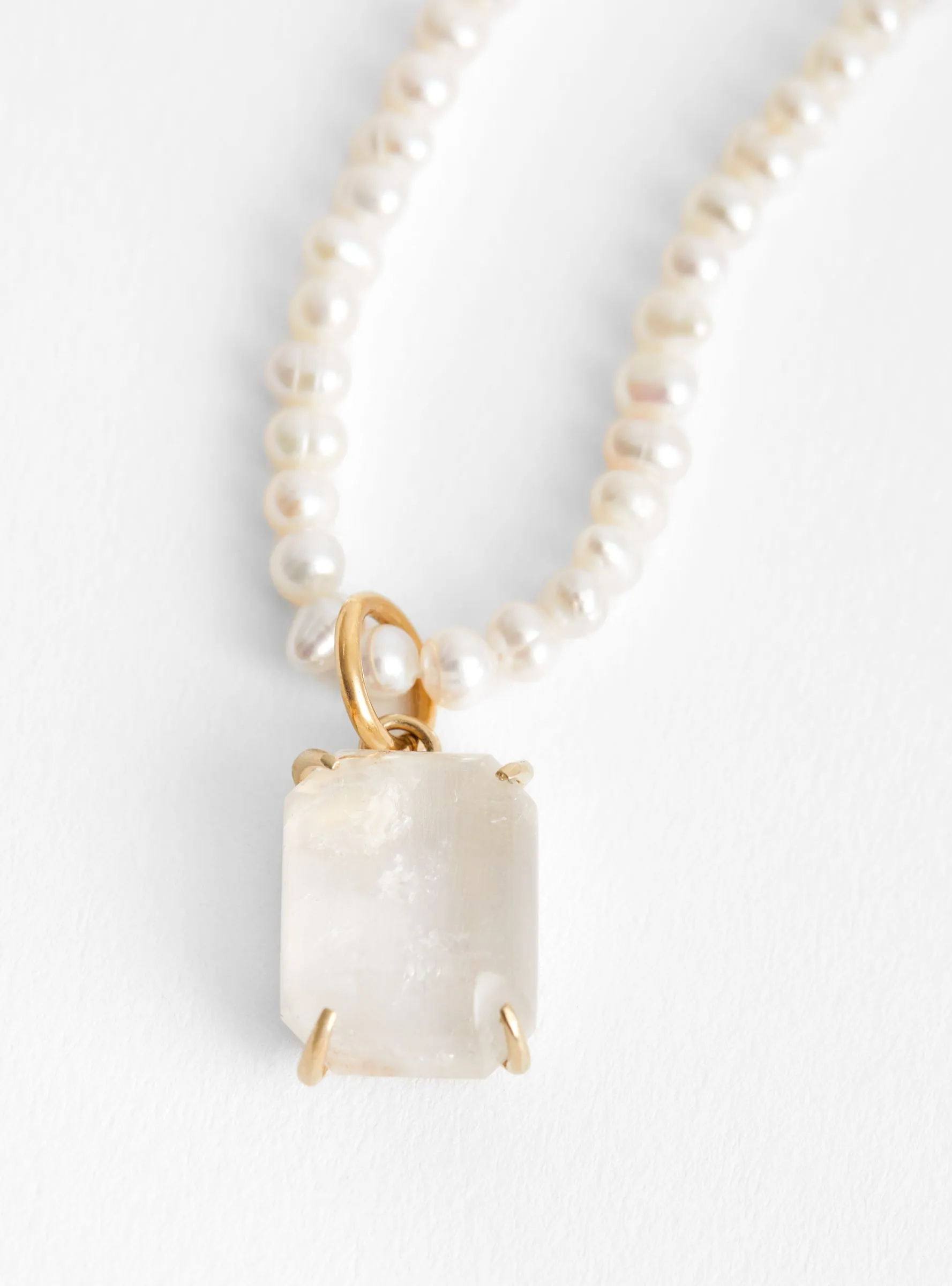 Quartz Pendant Necklace