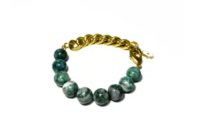 Remix Bracelet | Pyrite Jade