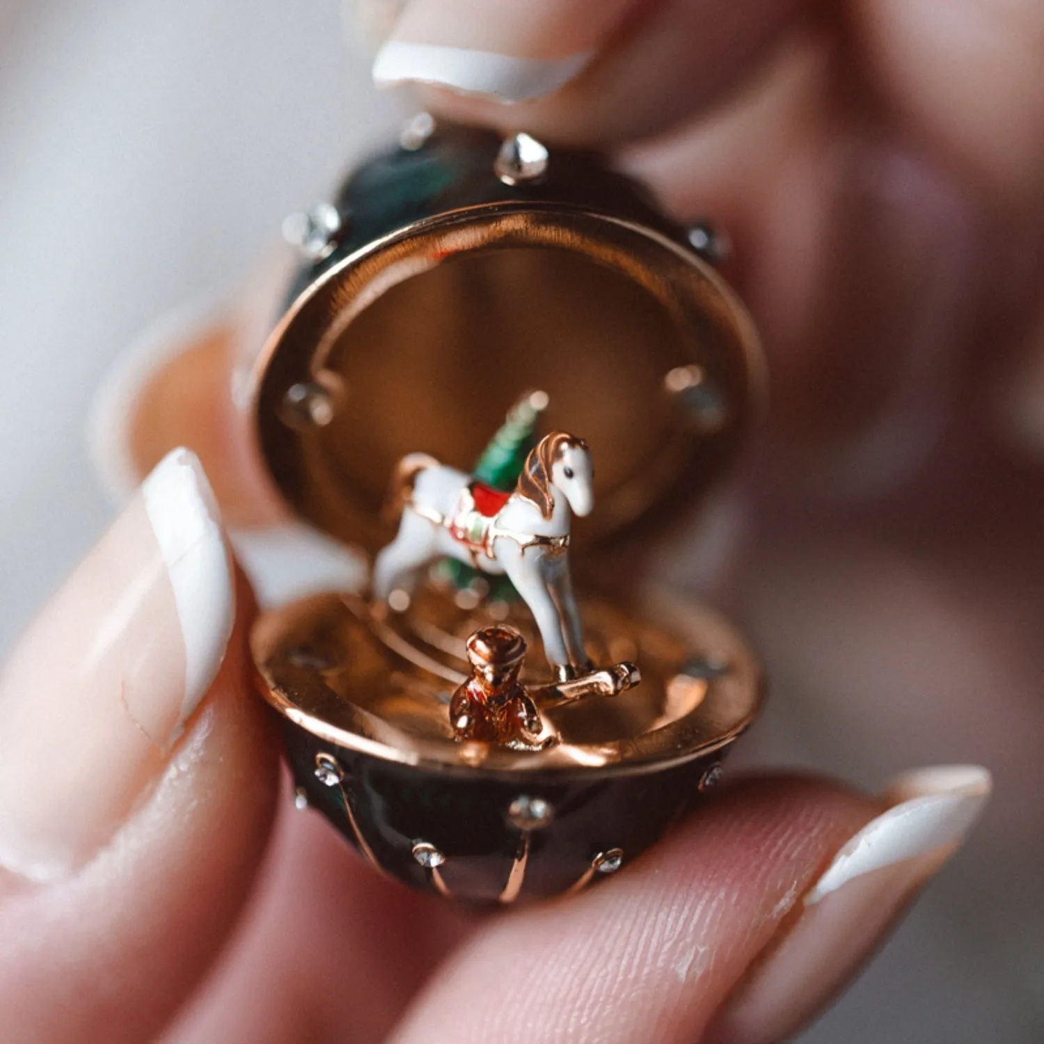 Rocking Horse Egg Locket