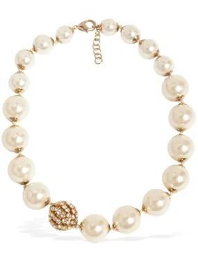 Rosantica   Bucaneve imitation pearl collar necklace 