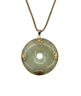 Round Jade Pendant