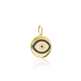 Sarah Stretton Eye Charm in Gold